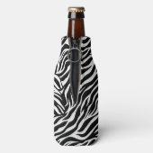 Zebra Print Flasche Cooler Flaschenkühler (Flasche Rückseite)
