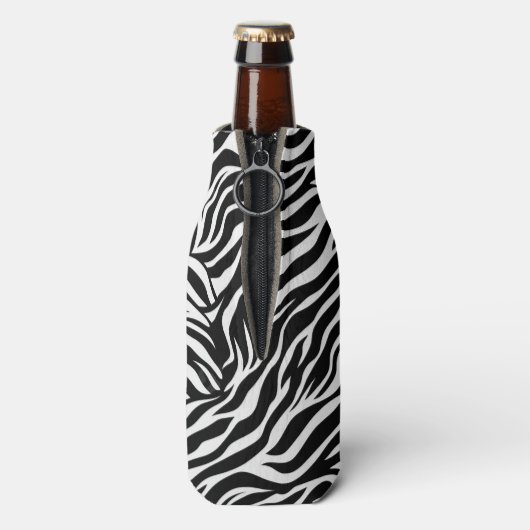 Zebra Print Flasche Cooler Flaschenkühler (Flasche Rückseite)