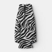 Zebra Print Flasche Cooler Flaschenkühler (Rückseite)