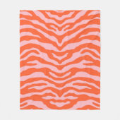 Zebra Print Fleece Blanket (Vorderseite)