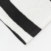 Zebra Print Fleecedecke (Ecke)