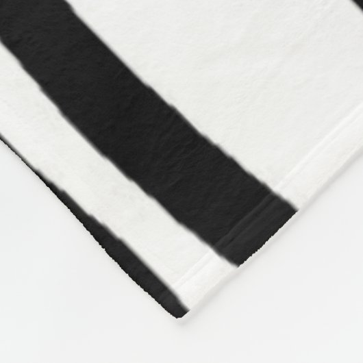 Zebra Print Fleecedecke (Ecke)