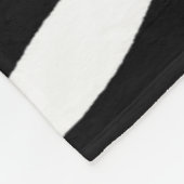 Zebra Print Fleecedecke (Ecke)
