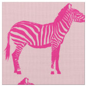 Zebra Print - Fuchsia und hellrosa Stoff (Nahaufnahme)