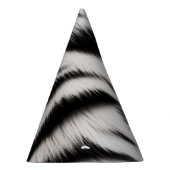 Zebra Print Fur Partyhütchen (Rechts)