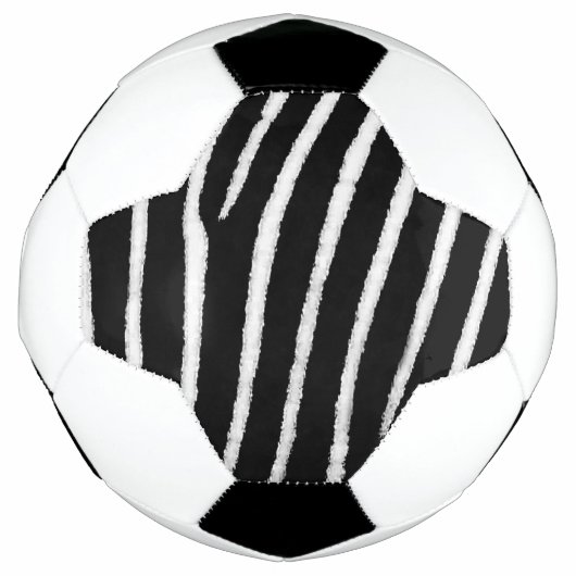 Zebra Print Fußball (Vorderseite)