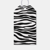 Zebra Print Geschenkanhänger (Vorderseite)