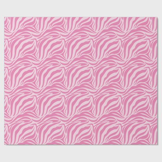 Zebra Print Geschenkpapier (Flach)