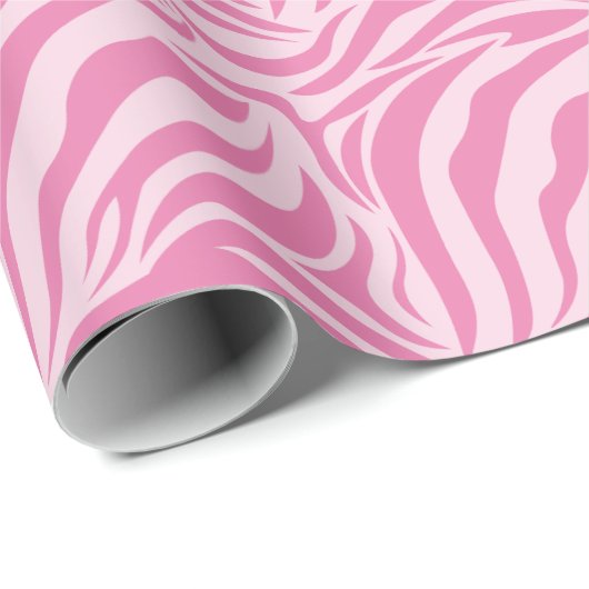 Zebra Print Geschenkpapier (Rolleneckpunkt)