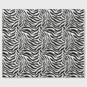 Zebra Print Geschenkpapier (Flach)