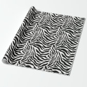 Zebra Print Geschenkpapier (Ungerollt)