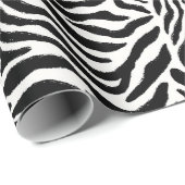Zebra Print Geschenkpapier (Rolleneckpunkt)