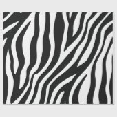 Zebra Print Geschenkpapier (Flach)