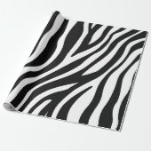 Zebra Print Geschenkpapier (Ungerollt)