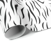 Zebra Print Geschenkpapier (Rolleneckpunkt)
