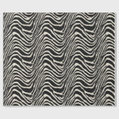 Zebra Print Geschenkpapier (Flach)