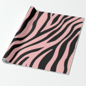 Zebra Print Geschenkpapier (Ungerollt)