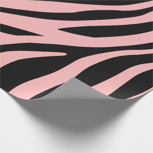 Zebra Print Geschenkpapier (Ecke)