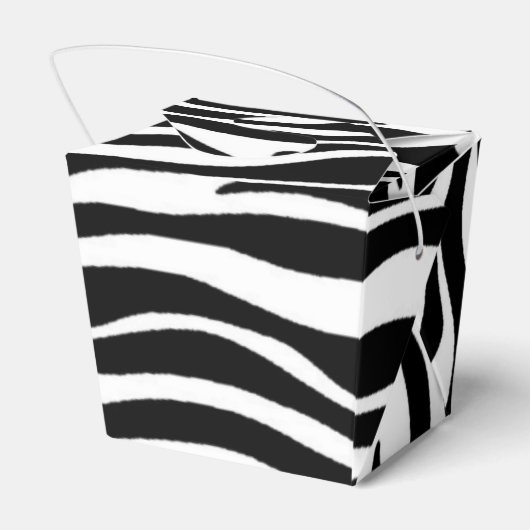 Zebra Print Geschenkschachtel (Rückseite)