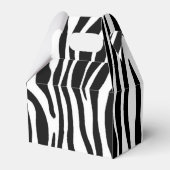 Zebra Print Geschenkschachtel (Rückseite)