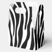 Zebra Print Geschenkschachtel (Geöffnet)