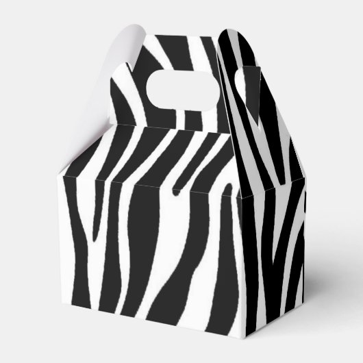 Zebra Print Geschenkschachtel (Vorderseite)