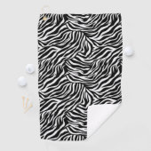 Zebra Print Golf Handtuch (Insitu)