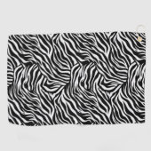 Zebra Print Golf Handtuch (Horizontal)