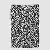 Zebra Print Golf Handtuch (Vorderseite)