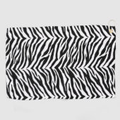 Zebra Print Golf Handtuch (Horizontal)
