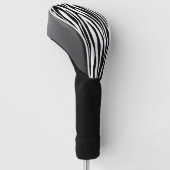 Zebra Print Golf Headcover (angewinkelt)