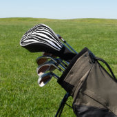 Zebra Print Golf Headcover (In SItu)