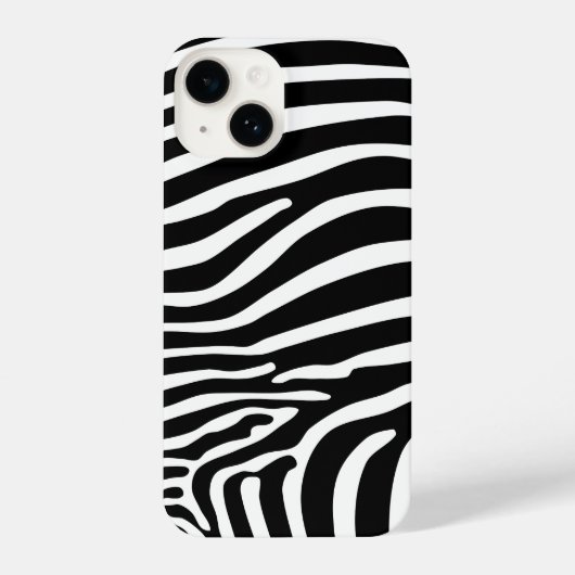 Zebra Print iPhone Hülle (Rückseite)