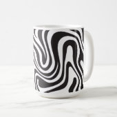 Zebra Print Kaffeetasse (VorderseiteRechts)