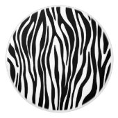 Zebra Print Keramikknauf (Vorderseite)