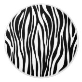 Zebra Print Keramikknauf (Vorderseite)