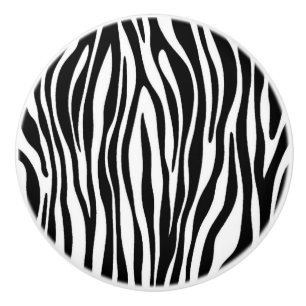 Zebra Print Keramikknauf