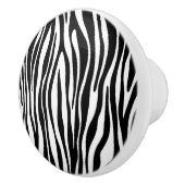 Zebra Print Keramikknauf (Rechts)
