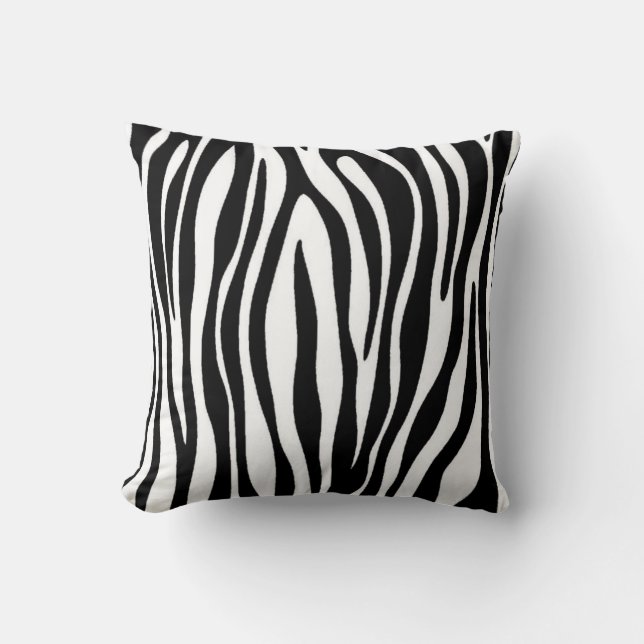 Zebra Print Kissen (Vorderseite)
