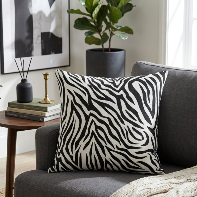 Zebra Print Kissen (Von Creator hochgeladen)