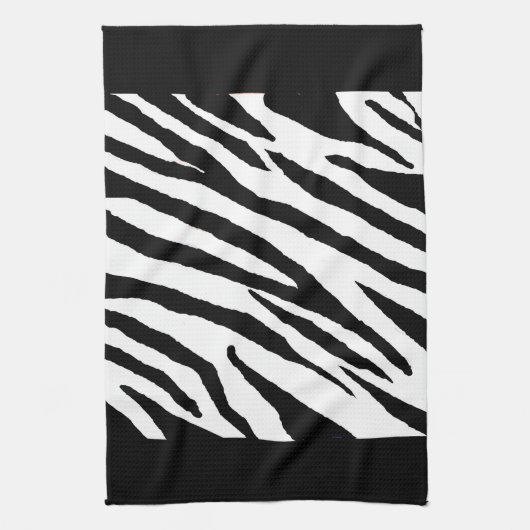 Zebra Print Kitchtuch Geschirrtuch (Vertikal)