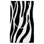 Zebra Print Kleine Geschenktüte (Vorderseite)