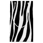 Zebra Print Kleine Geschenktüte (Vorderseite)