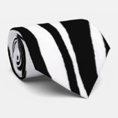 Zebra Print Krawatte (Gerollt)