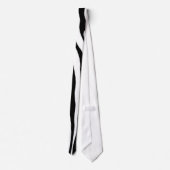 Zebra Print Krawatte (Rückseite)