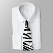 Zebra Print Krawatte (Gebunden)
