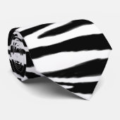 Zebra Print Krawatte (Gerollt)