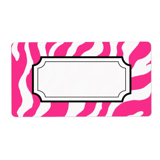 Zebra Print Label (Vorne)