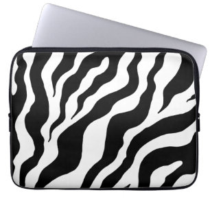 Zebra Print Laptop Sleeve