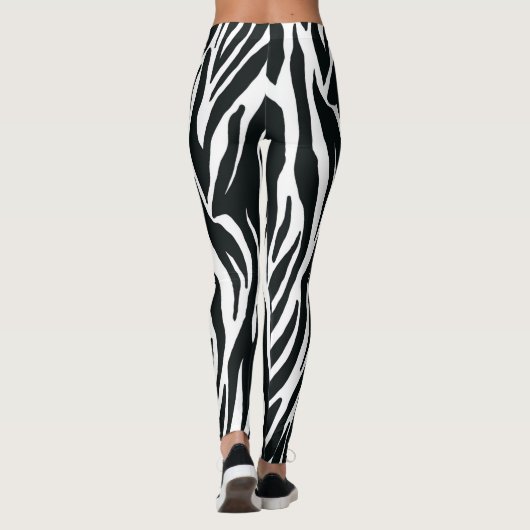 Zebra Print Leggings (Rückseite)